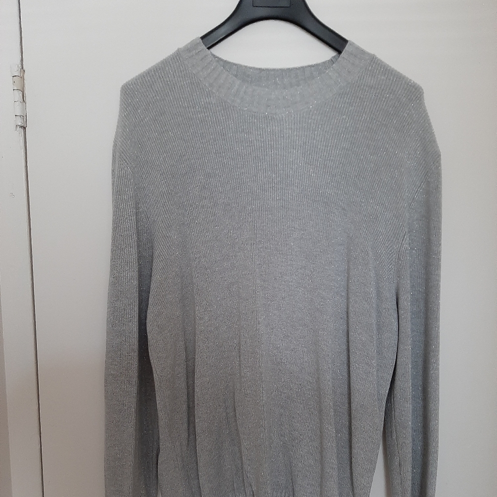 Gray/silver XL Sweater by INC